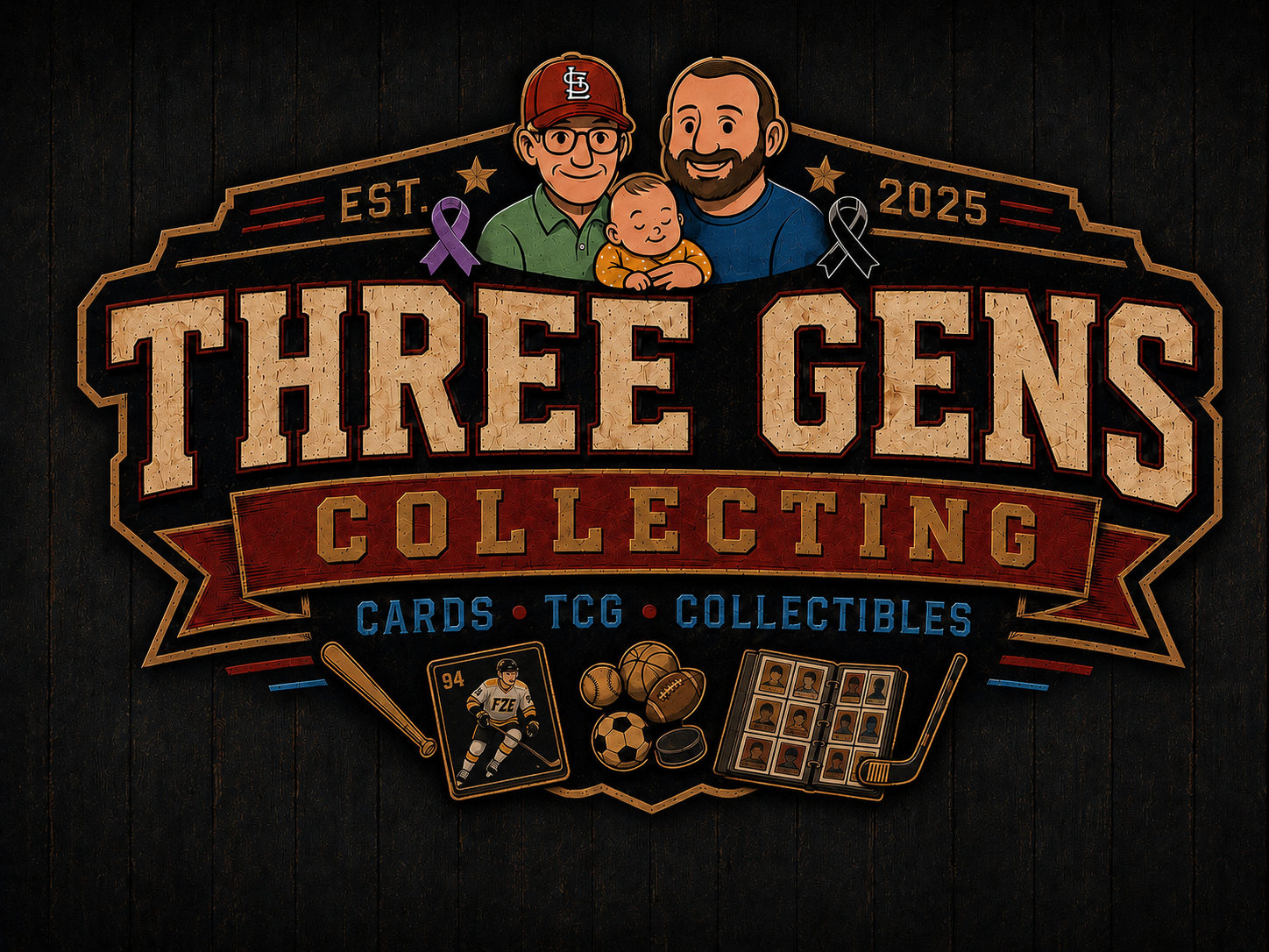 Three Gens Collecting: original family logo
